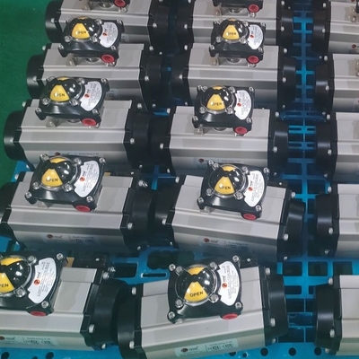 পাইপলাইন ভালভের বায়ুসংক্রান্ত actuator ডাবল অ্যাক্টিং মেরিন কন্ট্রোল মোড পিনিয়ন actuator 316SS 304SS উপাদান থেকে তৈরি