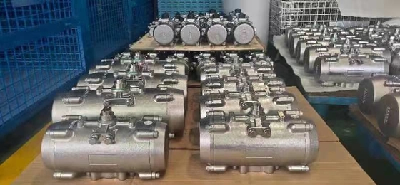 পাইপলাইন ভালভের বায়ুসংক্রান্ত actuator ডাবল অ্যাক্টিং মেরিন কন্ট্রোল মোড পিনিয়ন actuator 316SS 304SS উপাদান থেকে তৈরি