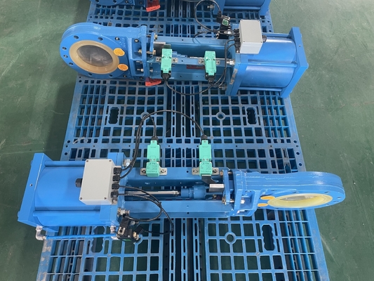 পাইপলাইন ভালভের বায়ুসংক্রান্ত actuator ঢালাই লোহা বায়ুসংক্রান্ত অন অফ ভালভ / দুই উপায় বায়ুসংক্রান্ত ভালভ ভারী দায়িত্ব টাইপ
