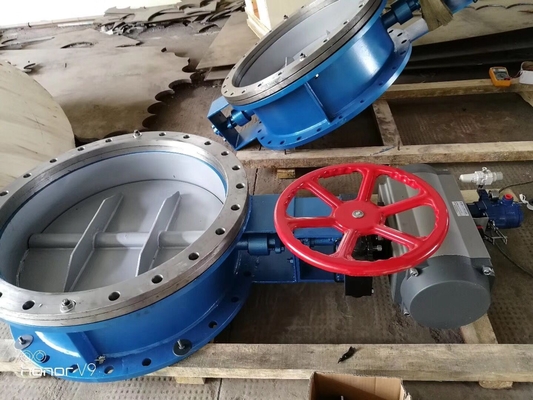 বায়ুসংক্রান্ত actuator চালিত ডিমপার উচ্চ তাপমাত্রা প্রজাপতি ডিমপার মোটরযুক্ত প্রজাপতি ডিমপার