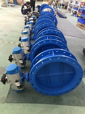 বায়ুসংক্রান্ত actuator চালিত ডিমপার উচ্চ তাপমাত্রা প্রজাপতি ডিমপার মোটরযুক্ত প্রজাপতি ডিমপার