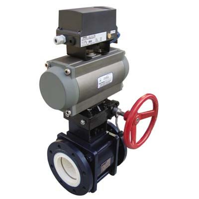 Pneumatic Actuator Ball Valve with ISO5211 Top Flange PN1.0-32.0MPa and 2 inch-24 inch Size Range