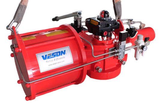 Scotch Yoke Hydraulic Actuator with 135 Bar Pressure 2000psig and High Torque Output