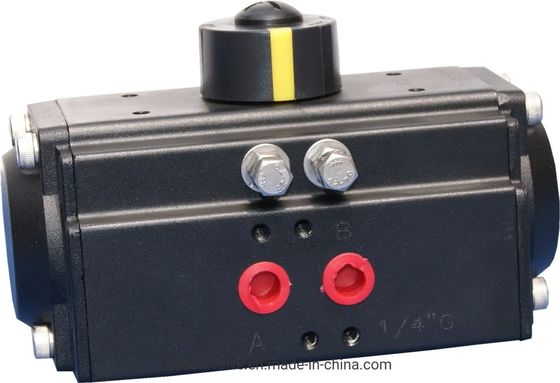 Single Acting Pneumatic Actuator with Travel Adjustment ±5º High Performance Springs and Precision Ground Pinion