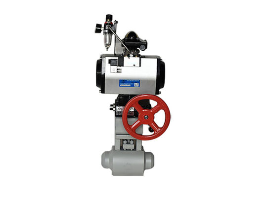 High Temperature Pneumatic Butterfly Valve with Lockout Feature and ANSI CLASS 150-900 Pressure Rating