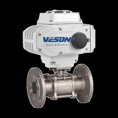 ইলেকট্রিক অ্যাক্টিভেশন বোল ভালভ ৩-পিসি ক্ল্যাম্প টাইপ ISO5211 স্ট্যান্ডার্ড এবং PN1.0-32.0MPa চাপ রেটিং সহ