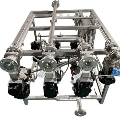 প্রসেস স্কিডের জন্য ইন্ডাস্ট্রিয়াল ফ্লোটিং বল ভালভ স্কিড মাউন্টেড সিস্টেম, স্ট্রেট থ্রু টাইপ