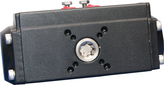 ভালভ অপারেশনের জন্য PTFE প্রলেপযুক্ত হার্ড অ্যানোডাইজড অ্যালুমিনিয়াম নিউম্যাটিক অ্যাকচুয়েটর ISO5211 ও DIN3337 স্ট্যান্ডার্ড সহ