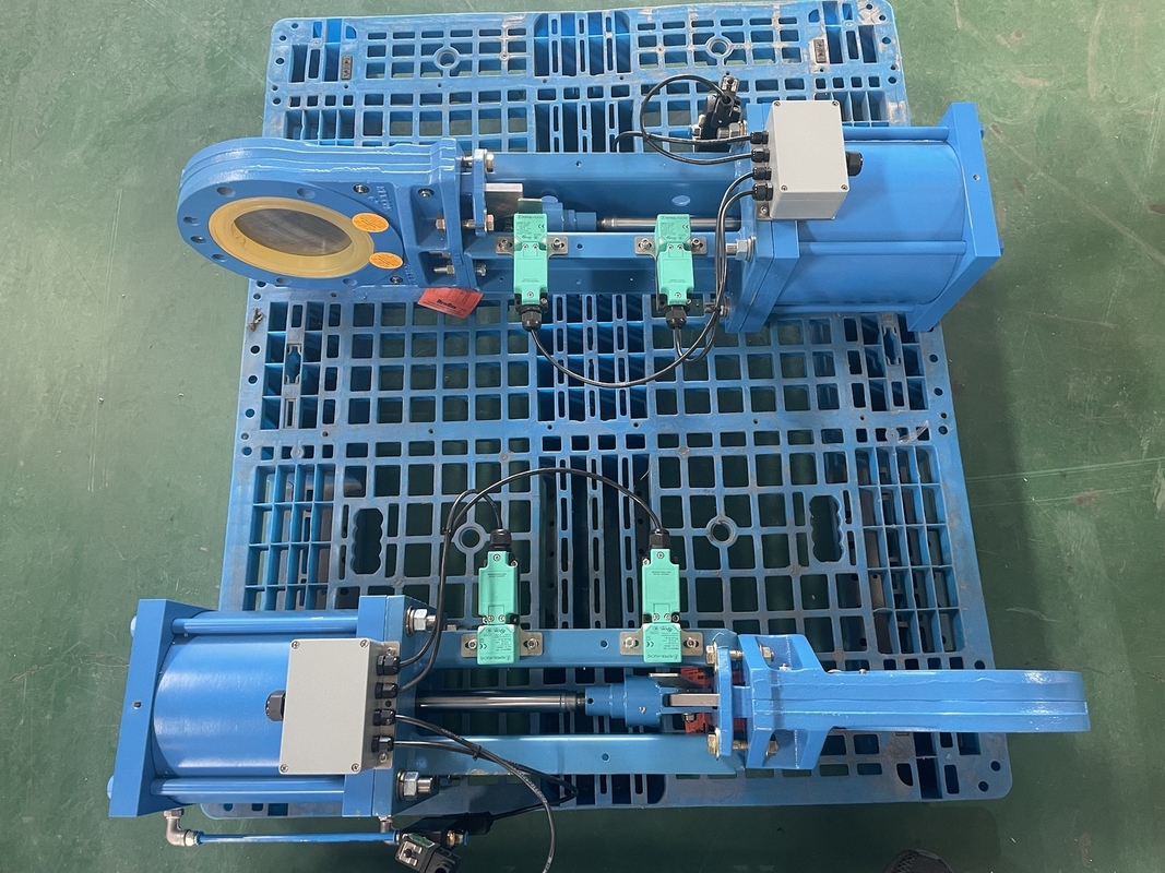 পাইপলাইন ভালভের বায়ুসংক্রান্ত actuator ঢালাই লোহা বায়ুসংক্রান্ত অন অফ ভালভ / দুই উপায় বায়ুসংক্রান্ত ভালভ ভারী দায়িত্ব টাইপ