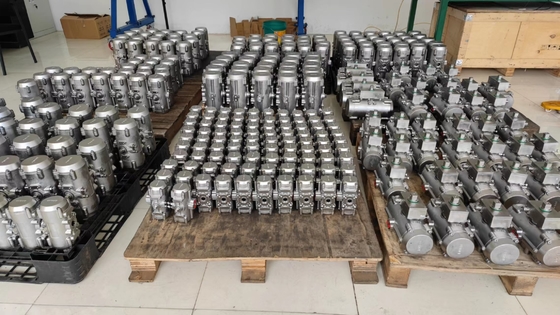 পাইপলাইন ভালভের বায়ুসংক্রান্ত actuator ডাবল অ্যাক্টিং মেরিন কন্ট্রোল মোড পিনিয়ন actuator 316SS 304SS উপাদান থেকে তৈরি
