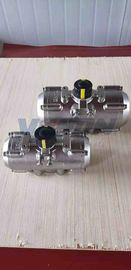ডবল অভিনয় স্টেইনলেস স্টীল বায়ুসংক্রান্ত Actuator SS304 SS316 উপাদান
